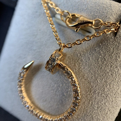 [Lumina]JUSTE NECKLACE PINK GOLD DIAMONDS