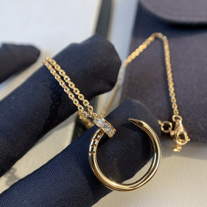 [Lumina]JUSTE NECKLACE PINK GOLD DIAMONDS