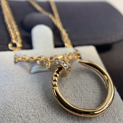 [Lumina]JUSTE NECKLACE PINK GOLD DIAMONDS
