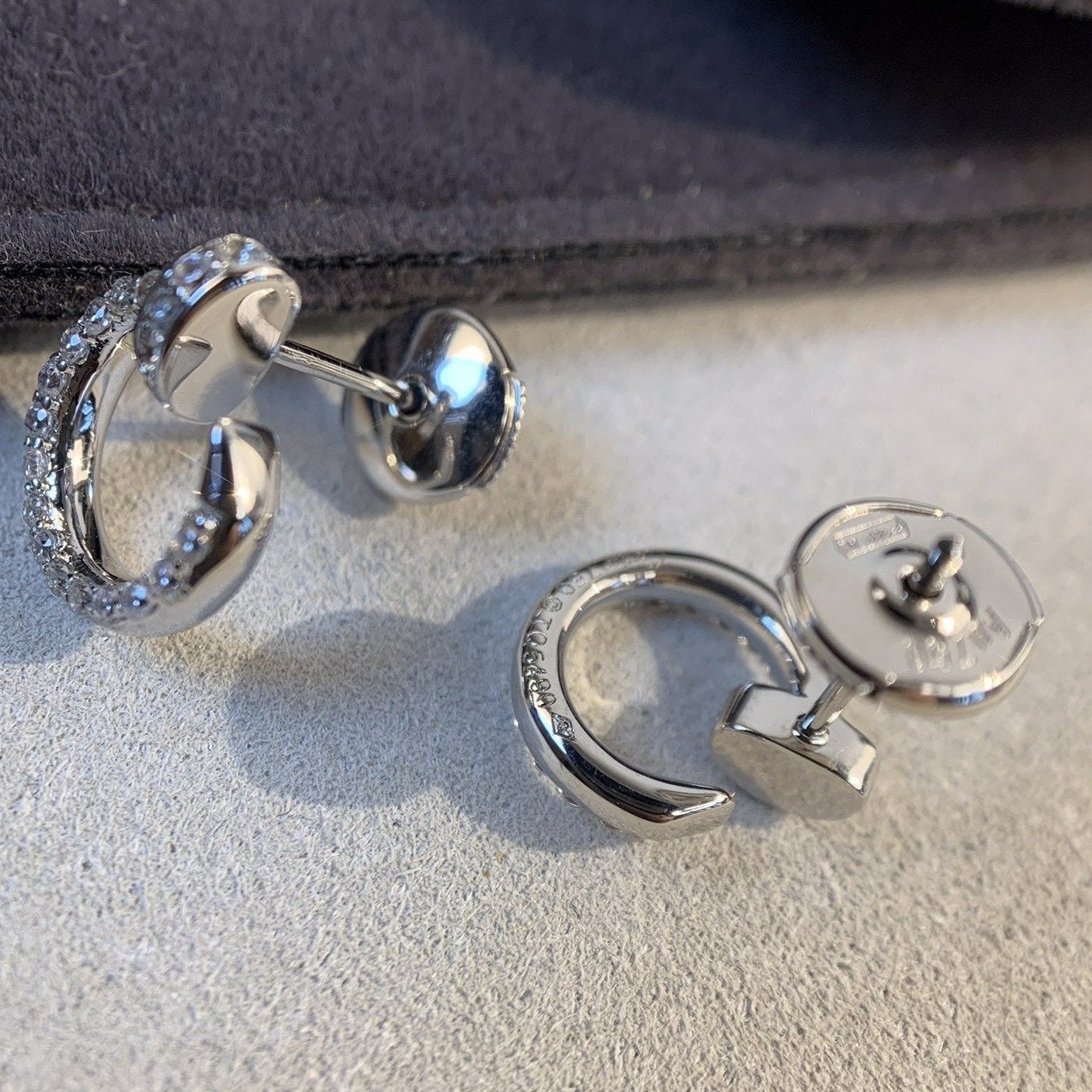 [Lumina]JUSTE EARRINGS SILVER DIAMONDS