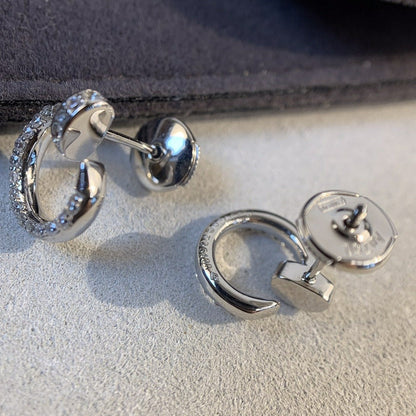 [Lumina]JUSTE EARRINGS SILVER DIAMONDS
