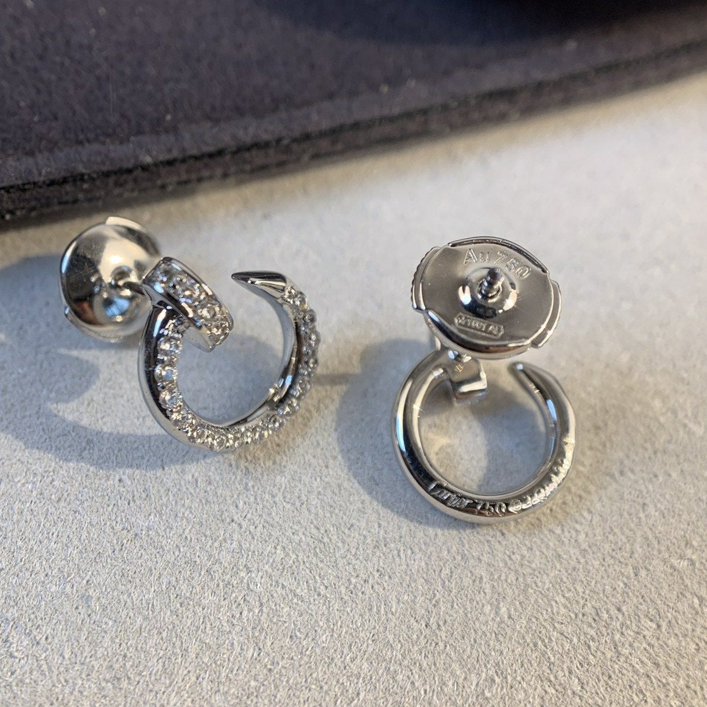 [Lumina]JUSTE EARRINGS SILVER DIAMONDS