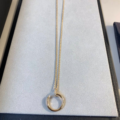 [Lumina]JUSTE NECKLACE PINK GOLD