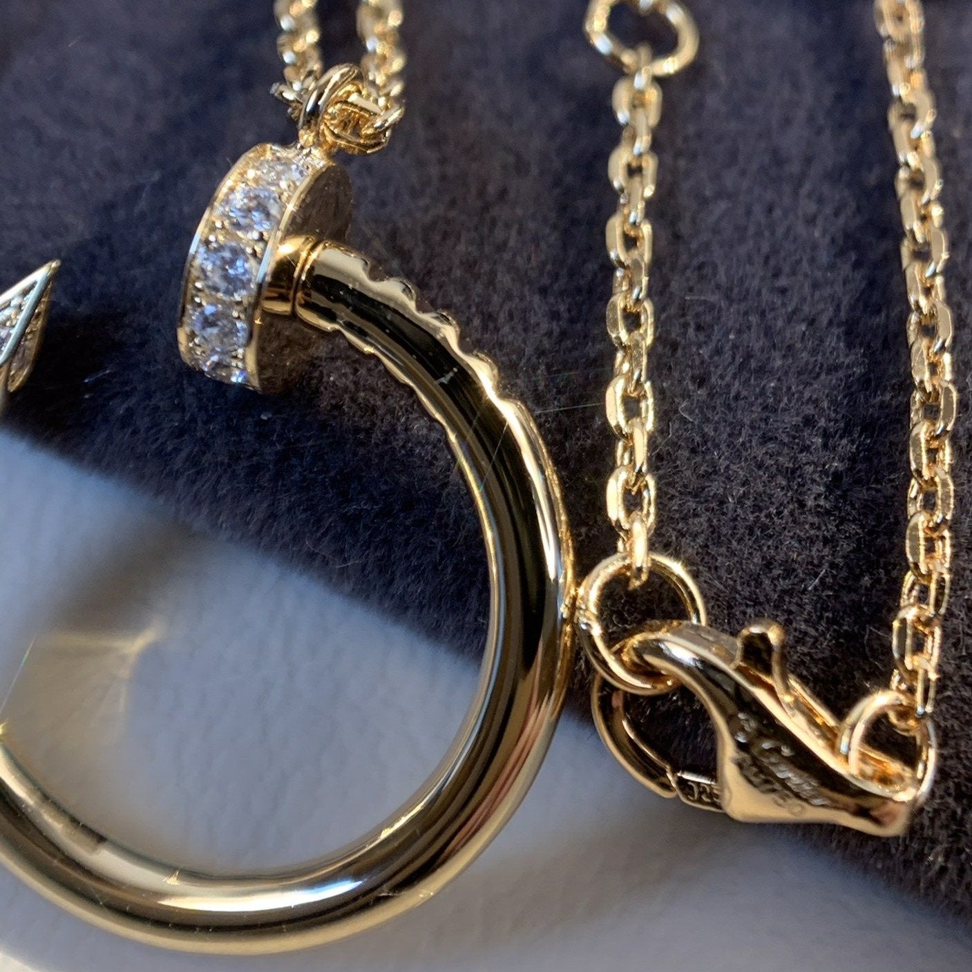 [Lumina]JUSTE NECKLACE PINK GOLD