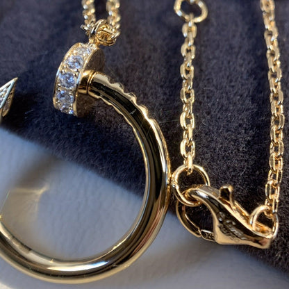 [Lumina]JUSTE NECKLACE PINK GOLD