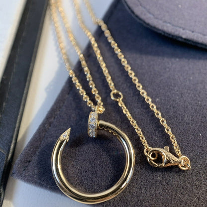 [Lumina]JUSTE NECKLACE PINK GOLD