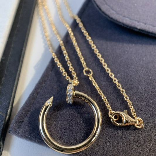 [Lumina]JUSTE NECKLACE PINK GOLD