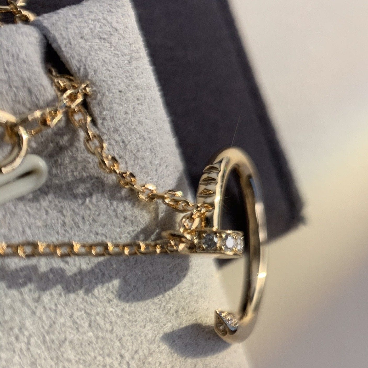 [Lumina]JUSTE NECKLACE PINK GOLD