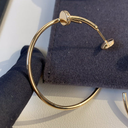 [Lumina]JUSTE EARRINGS GOLD DIAMONDS 1.8MM