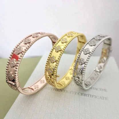 [Lumina]CLOVER BRACELET 8MM DIAMONDS