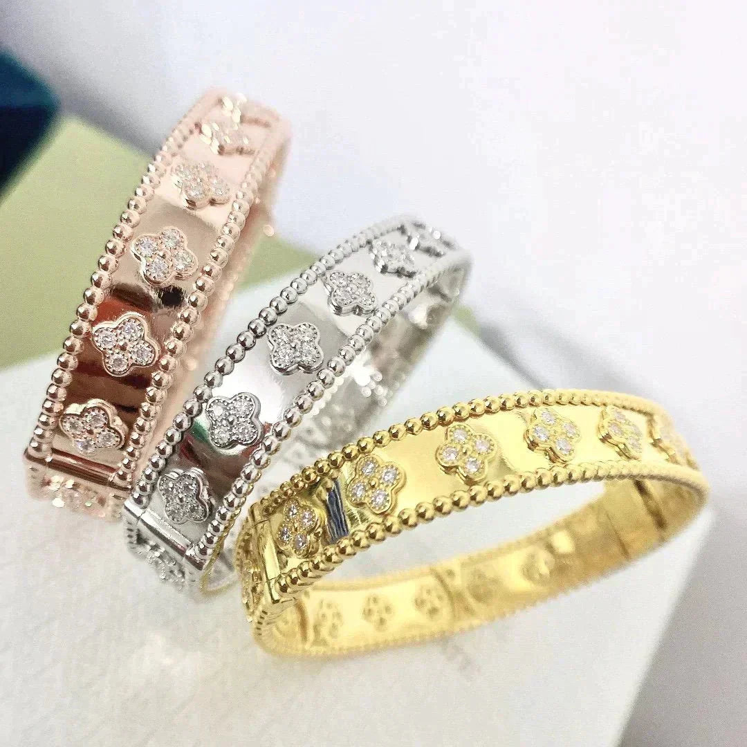 [Lumina]CLOVER BRACELET 8MM DIAMONDS