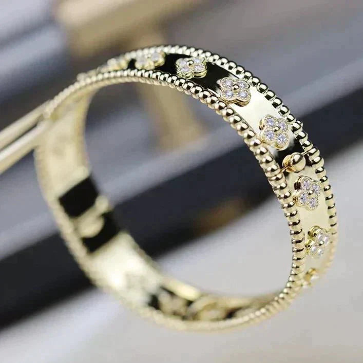 [Lumina]CLOVER BRACELET 8MM DIAMONDS