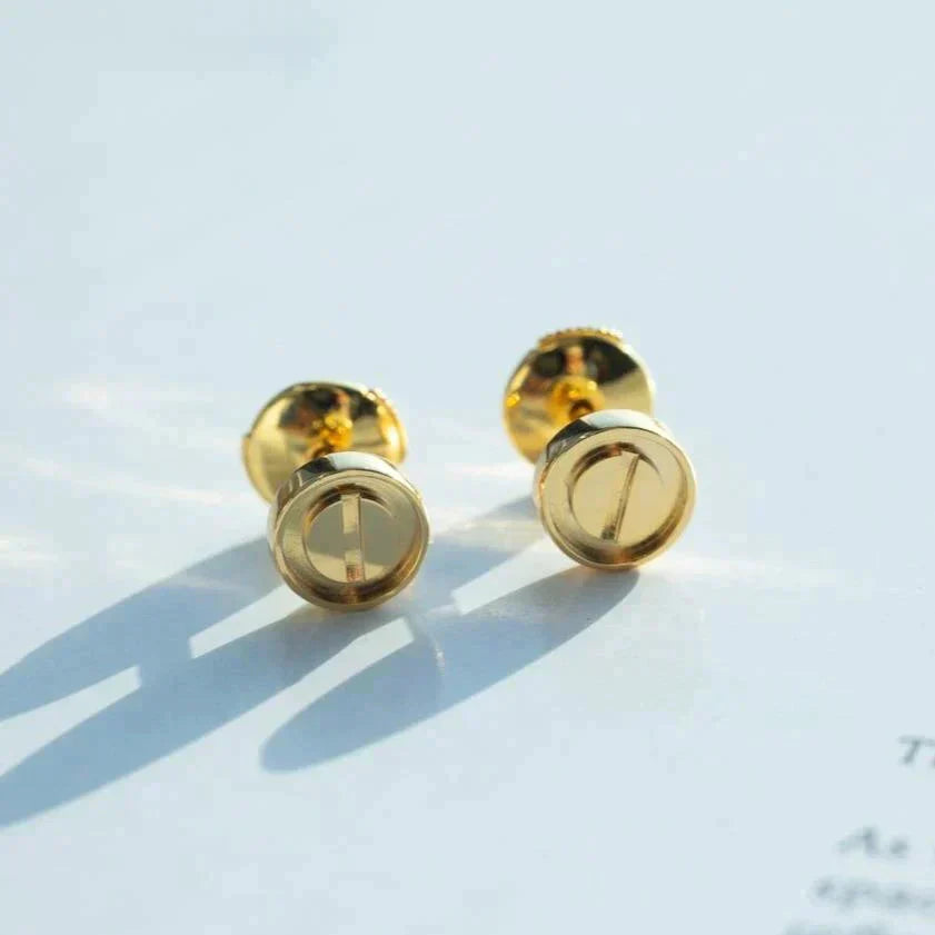 [Lumina]LOVE EARRINGS GOLD 10MM