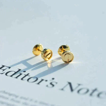 [Lumina]LOVE EARRINGS GOLD 10MM