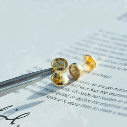 [Lumina]LOVE EARRINGS GOLD 10MM