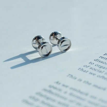 [Lumina]LOVE EARRINGS SILVER 10MM
