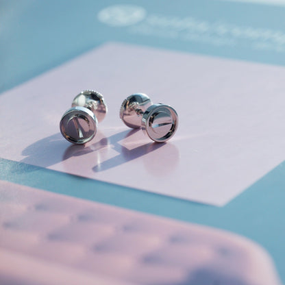 [Lumina]LOVE EARRINGS SILVER 10MM