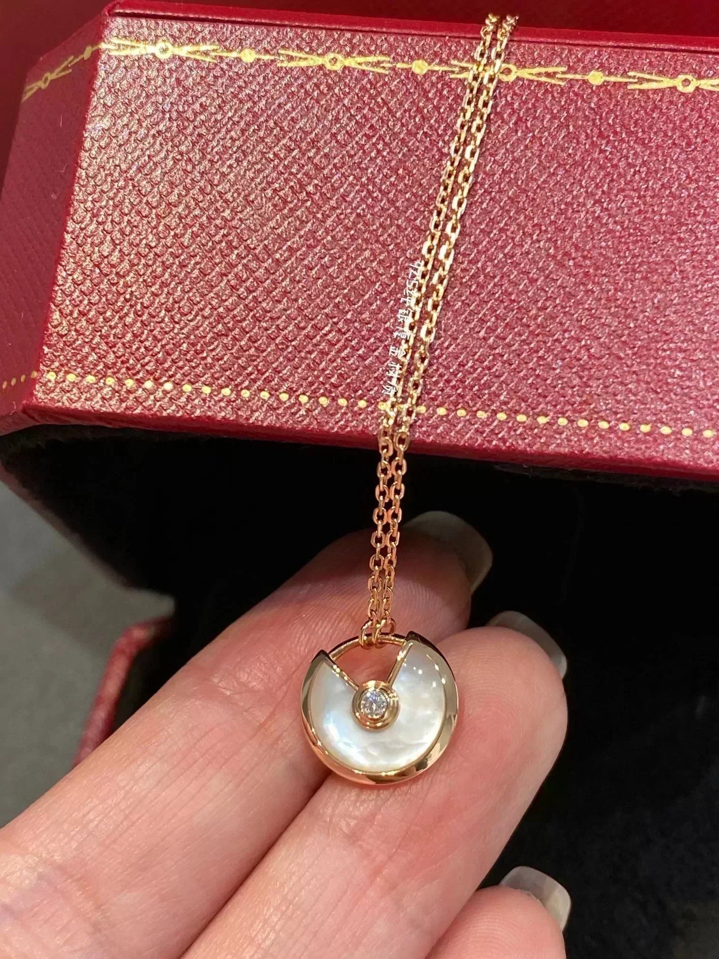 [Lumina]AMULETTE Lumina GOLD MOP NECKLACE