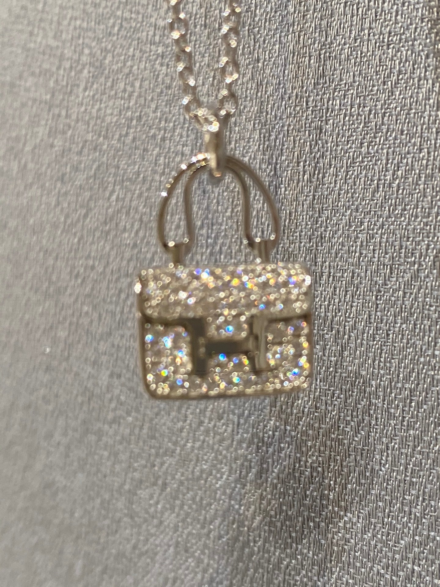 [Lumina]CONSTANCE PEDANT DIAMOND NECKLACE