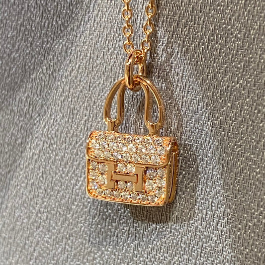[Lumina]CONSTANCE PEDANT DIAMOND NECKLACE