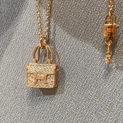 [Lumina]CONSTANCE PEDANT DIAMOND NECKLACE