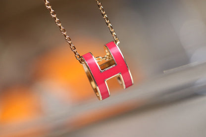 [Lumina]POP H PEDANT PINK GOLD