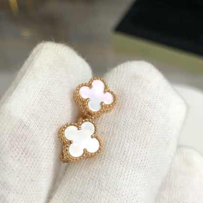 [Lumina]CLOVER MINI GOLD EARRINGS