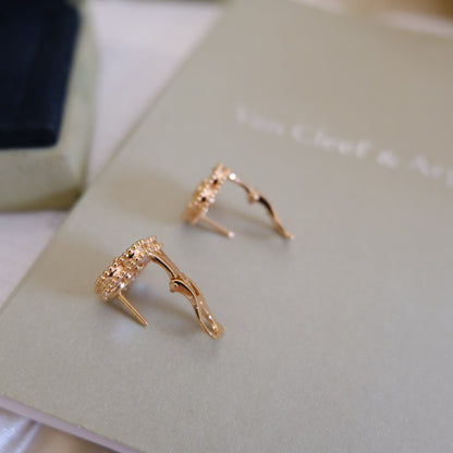 [Lumina]LUCKY PINK GOLD WHITE MOP EARRINGS