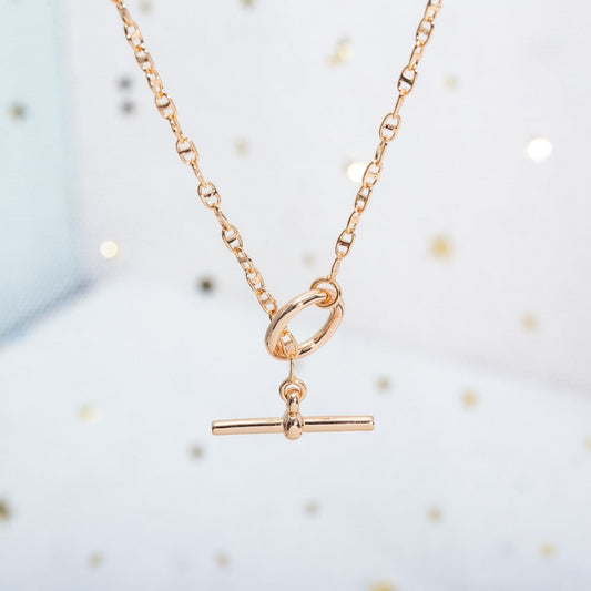 [Lumina]ECHAPPEE NECKLACE PINK GOLD