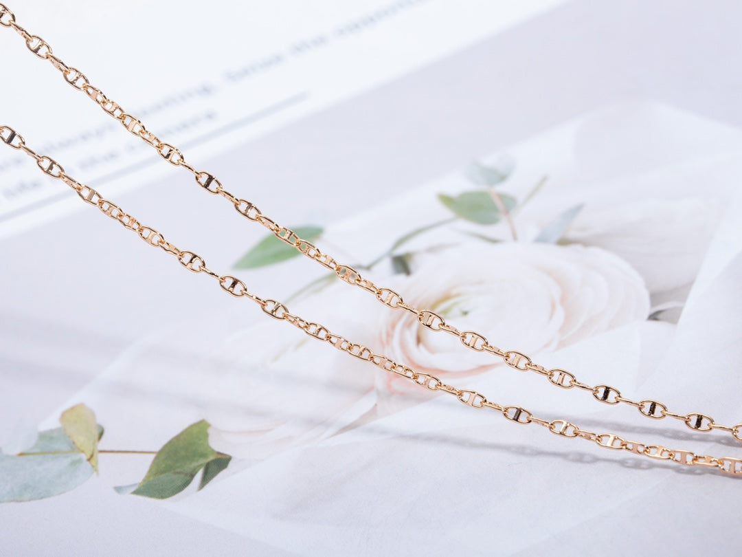[Lumina]ECHAPPEE NECKLACE PINK GOLD