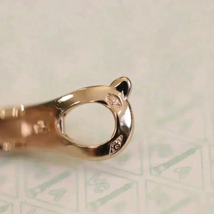 [Lumina]CLOVER MEDIUM 1 MOTIFS FUll DIAMOND EARRINGS
