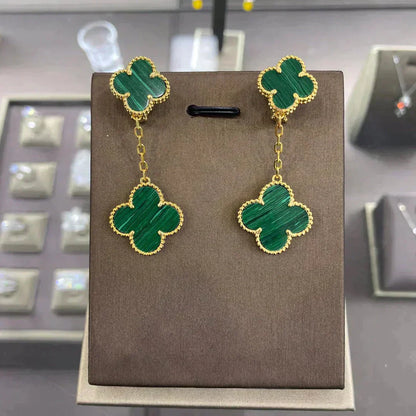 [Lumina]CLOVER 2 MOTIFS  EARRINGS (MULTIPLE CHOICESC