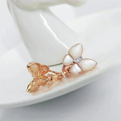 [Lumina]BUTTERFLY MOP DIAMOND EARRINGS