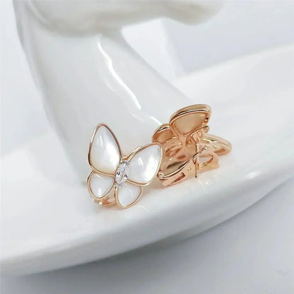 [Lumina]BUTTERFLY MOP DIAMOND EARRINGS