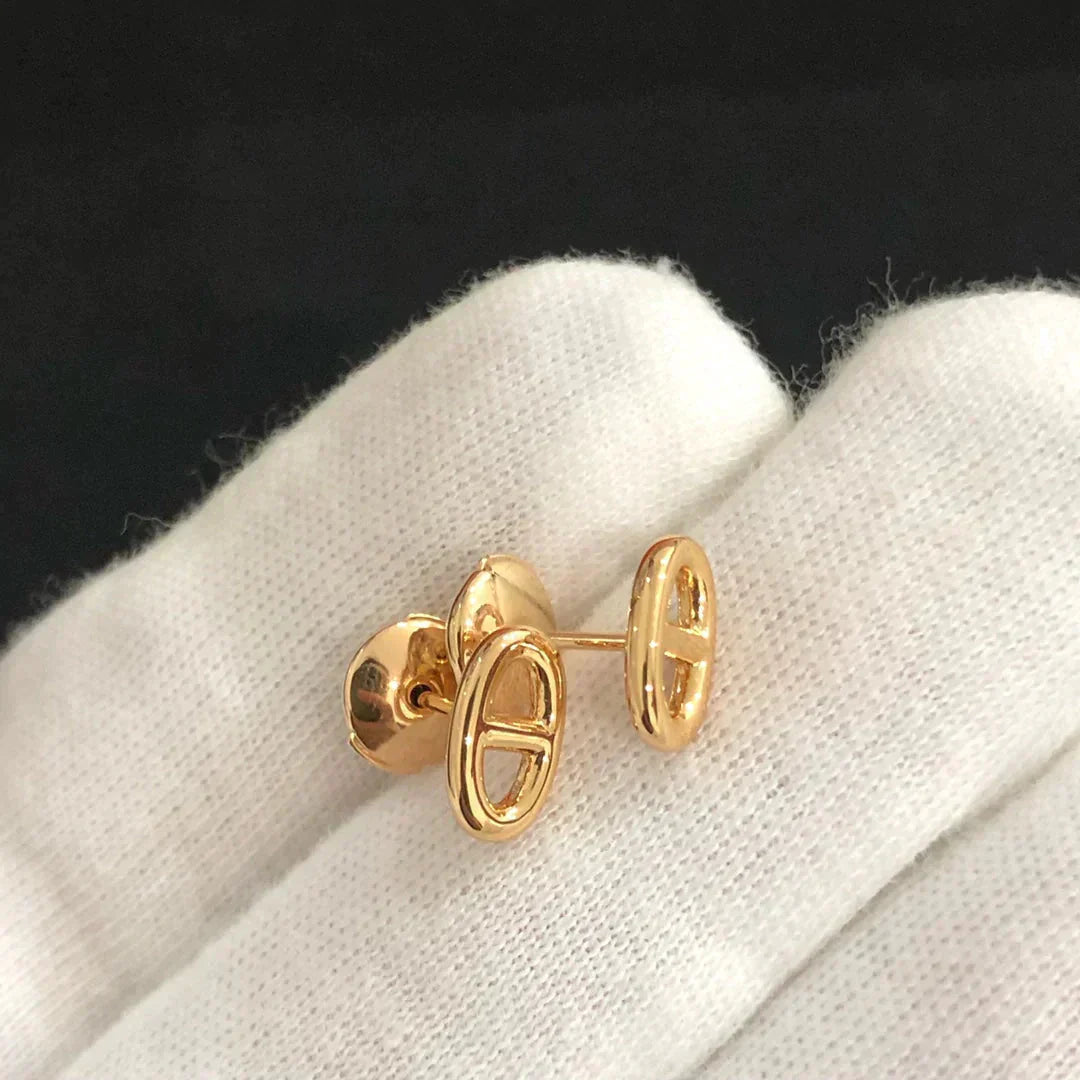 [Lumina]CHAINE SMALL EARRINGS GOLD AND SILVER