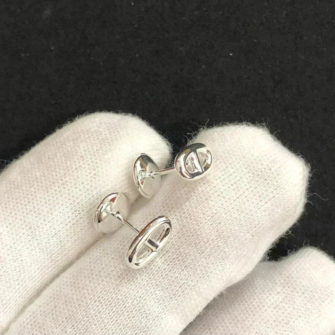[Lumina]CHAINE SMALL EARRINGS GOLD AND SILVER