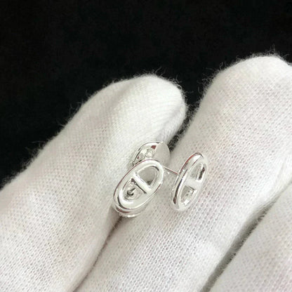 [Lumina]CHAINE SMALL EARRINGS GOLD AND SILVER
