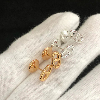 [Lumina]CHAINE SMALL EARRINGS GOLD AND SILVER
