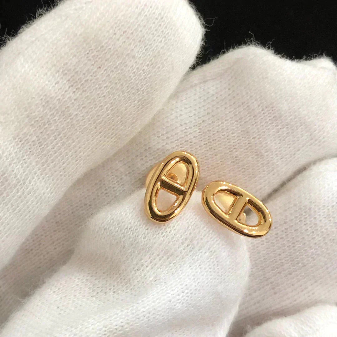 [Lumina]CHAINE SMALL EARRINGS GOLD AND SILVER