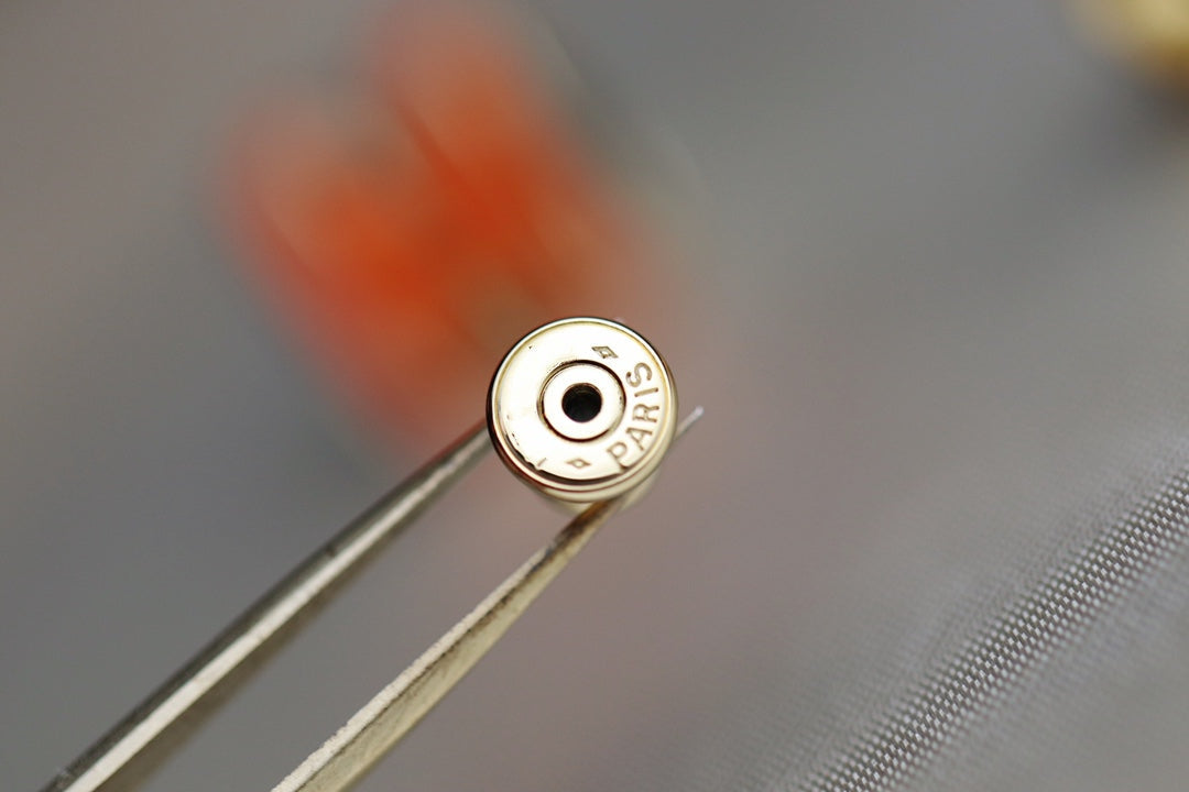[Lumina]MINI POP H EARRINGS ORANGE