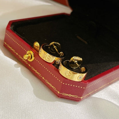 [Lumina]LOVE EARRINGS 5.7MM 2 DIAMONDS