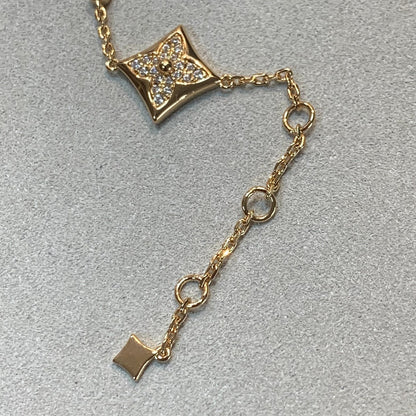 [Lumina]STAR AND SUN 4 MOTIFS GOLD DIAMONDS BRACELET