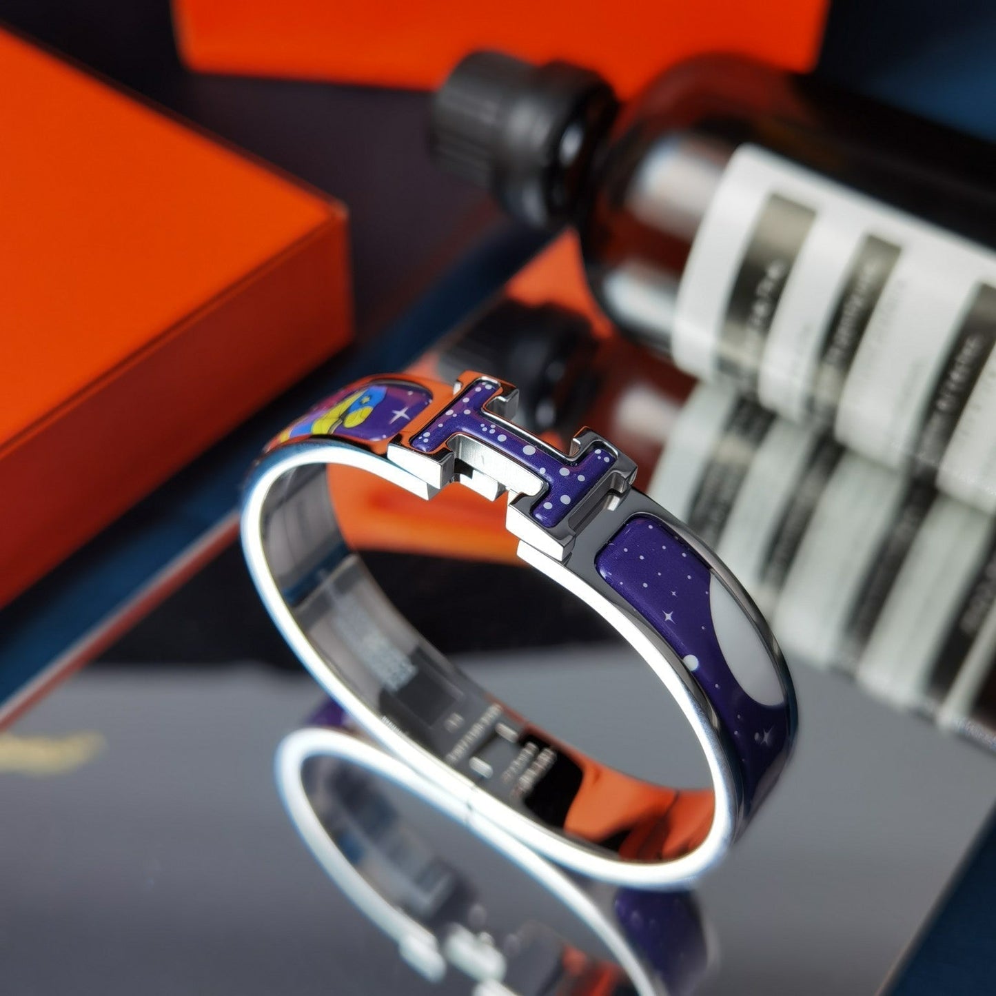 [Lumina]H STAR AND MOON BRACELET 12MM