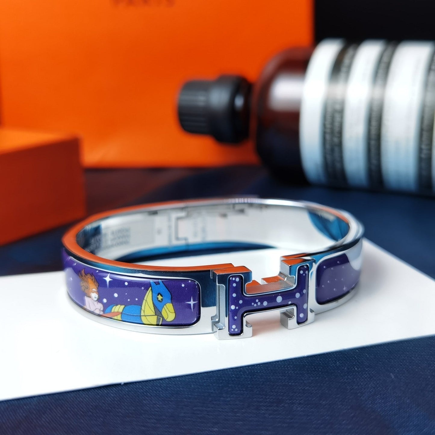 [Lumina]H STAR AND MOON BRACELET 12MM
