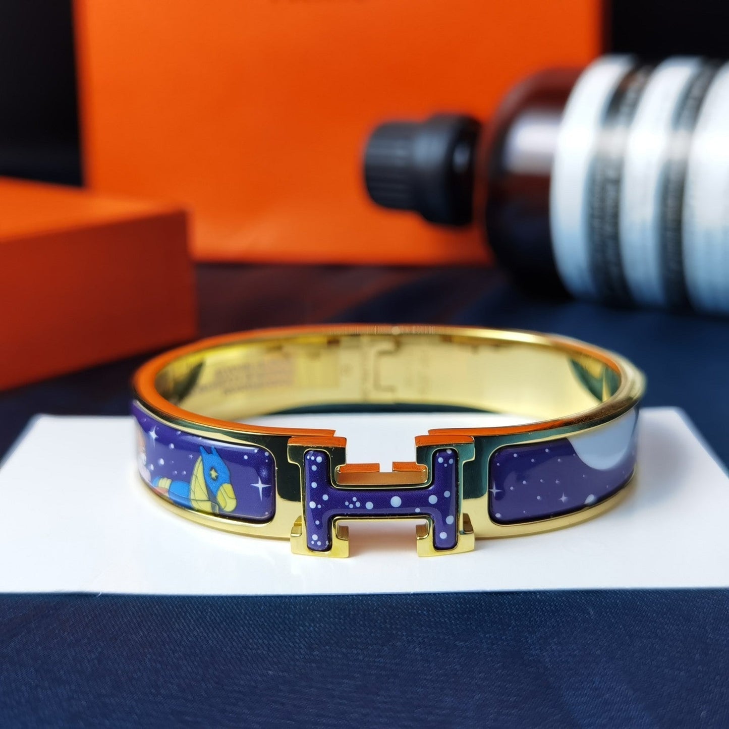 [Lumina]H STAR AND MOON BRACELET 12MM