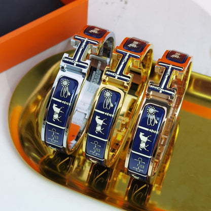 [Lumina]H COUVERTURES DARK BLUE BRACELET
