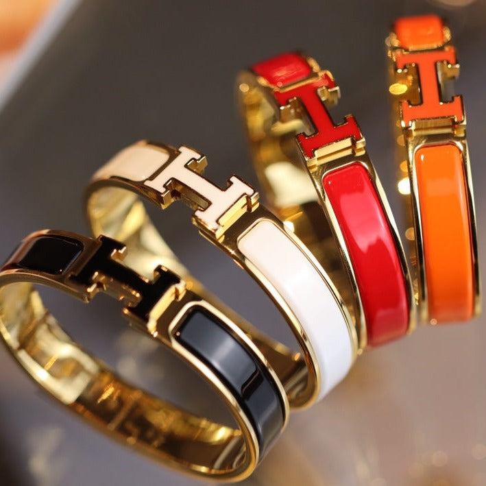 [Lumina]H BRACELET 12MM GOLD