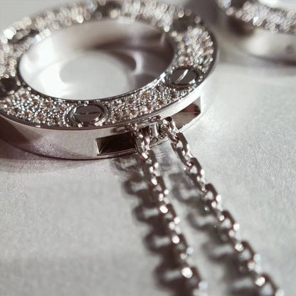 [Lumina]LOVE NECKLACE ADJUSTABLE SILVER