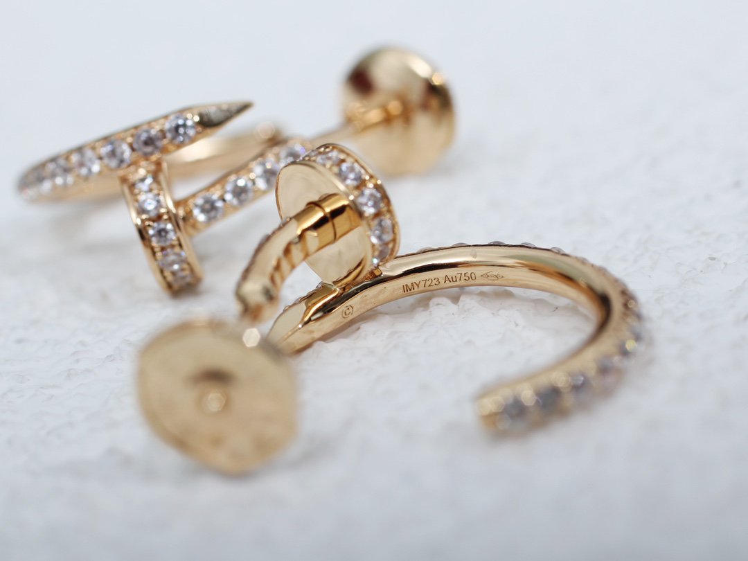 [Lumina]JUSTE EARRINGS 12.75MM PINK GOLD DIAMOND