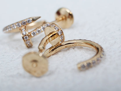 [Lumina]JUSTE EARRINGS 12.75MM PINK GOLD DIAMOND